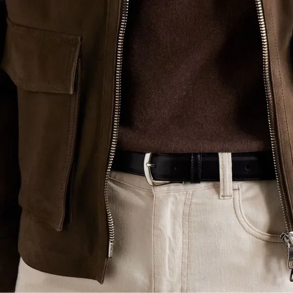 Brunello Cucinelli Men’s Calfskin belt Sz 90 - Picture 9 of 9